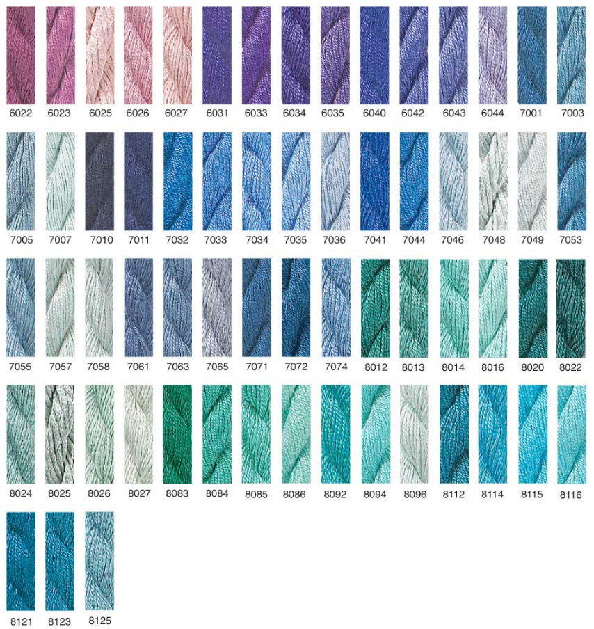 Caron Wildflowers Solids  -  7046 -  Clear Blue