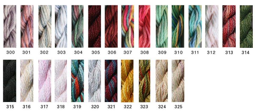 Caron Wildflowers Variegated  -  320 -  Artic Frost