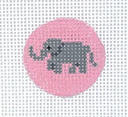 Gray Elephant - Key Fob Insert