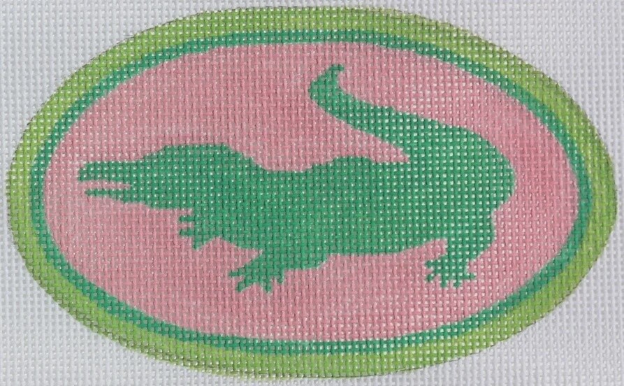 Mini Oval – Preppy Gator