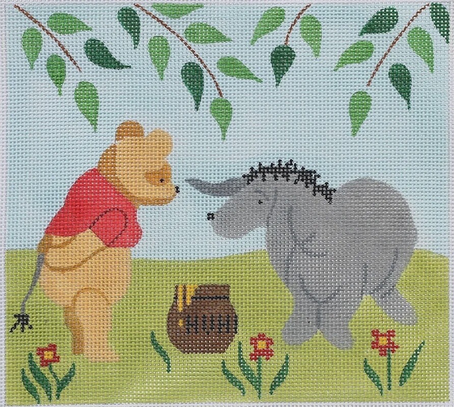 Pooh &amp; Eyeore with Honey Pot