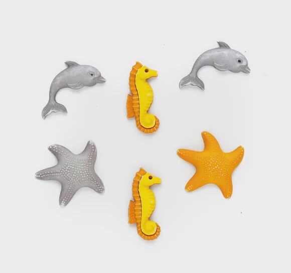 Bazooples 3D Buttons - Under the Sea