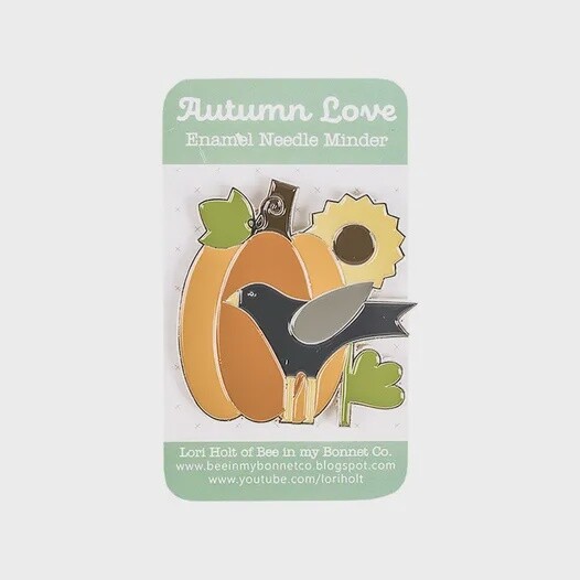 Autumn Love Enamel Needle Minder