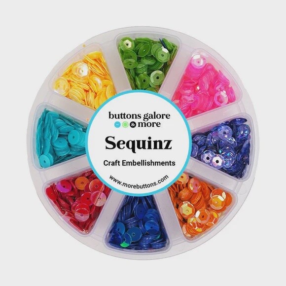 Bright Color Sequins - Assortment (Pinwheel)
