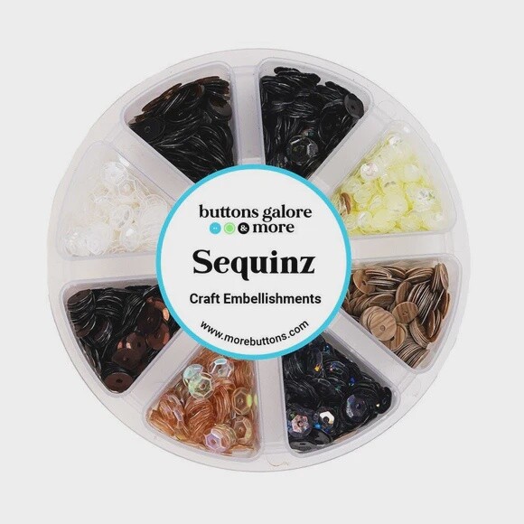 Neutral Sequins - Assortment (Pinwheel)