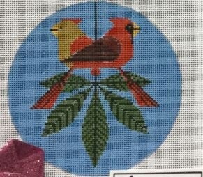 Cardinals Consorting Ornament