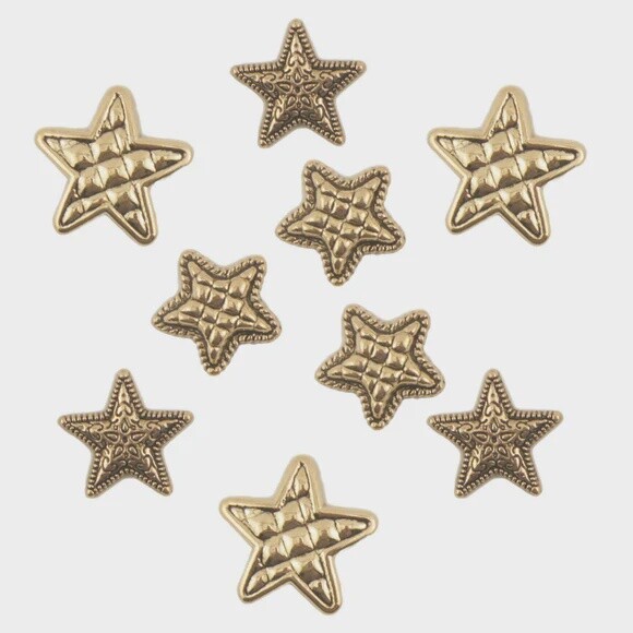 Gold Stars - Hearts &amp; Stars Collection - 4052