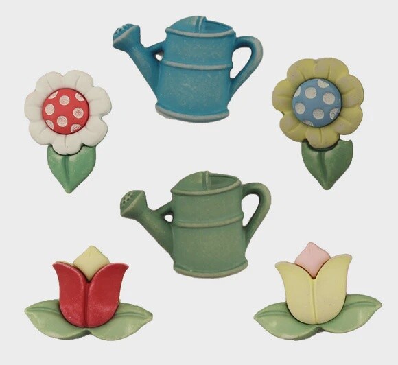 Garden Treasures - Spring Fling 3D Buttons - SF103