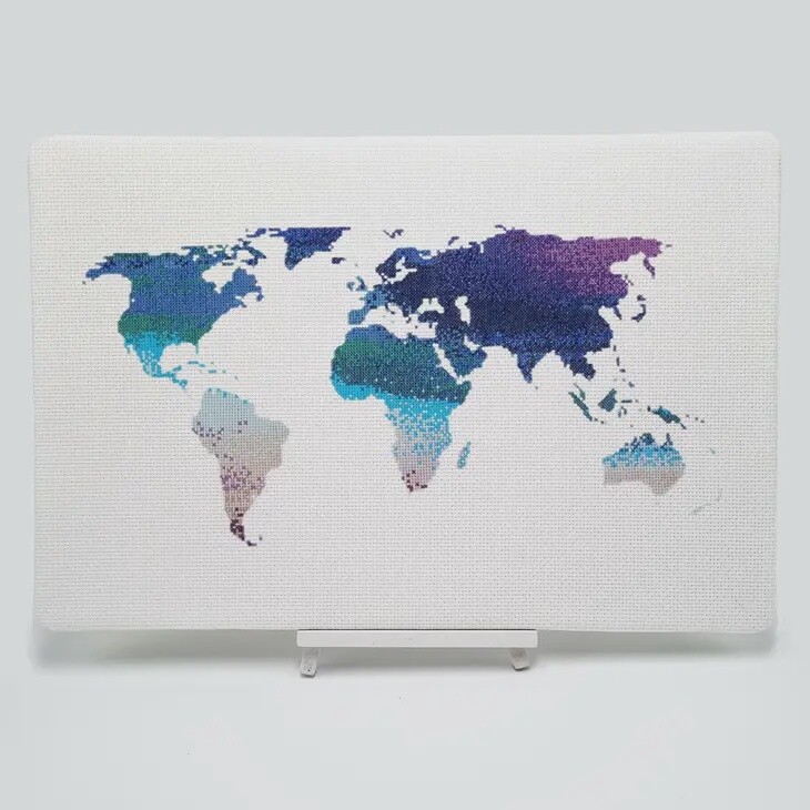 Watercolour Map