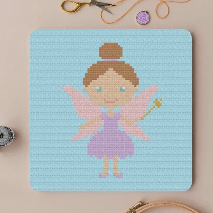 Fairy Counted Cross Stitch Kit for Children