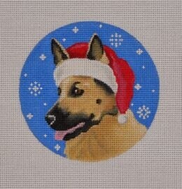 German Shepard Santa