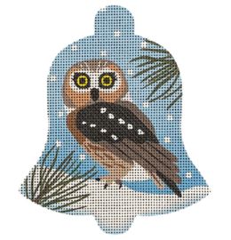 Saw-Whet Owl Snow Bell