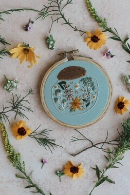 Jar Full of Joy Embroidery Kit