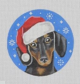 Dachshund Santa
