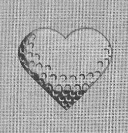 Golf Ball Heart