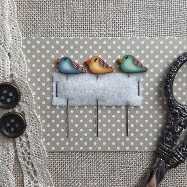 Bird Trio - Small Pin Set