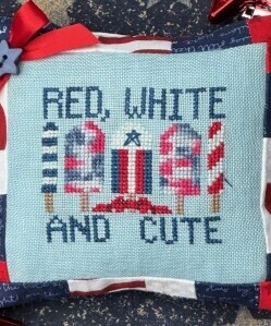 Red White and Cute - Sassy Puff Series