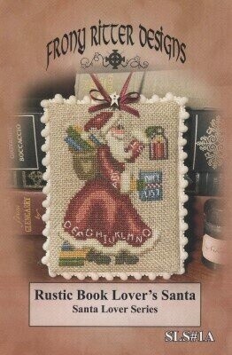 Rustic Book Lover&#39;s Santa - Santa Lover Series