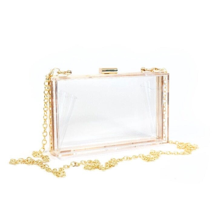 Clear Clutch, Color: Gold