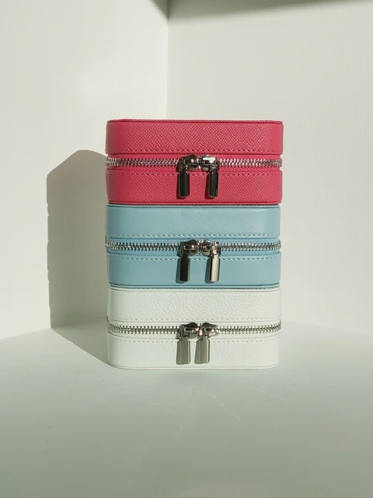5&quot; Leather Self-Finishing Jewelry Box