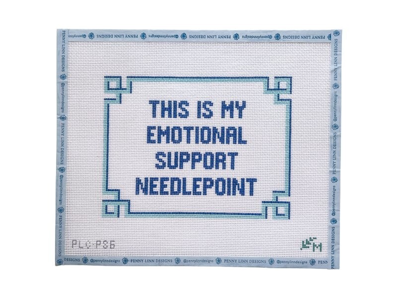 Emotional Support Needlepoint