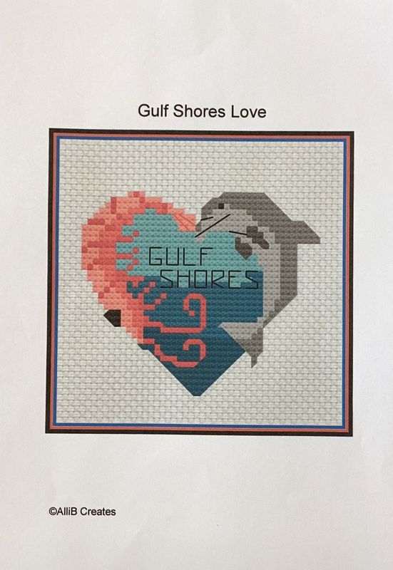 Gulf Shores Love (Cross Stitch)