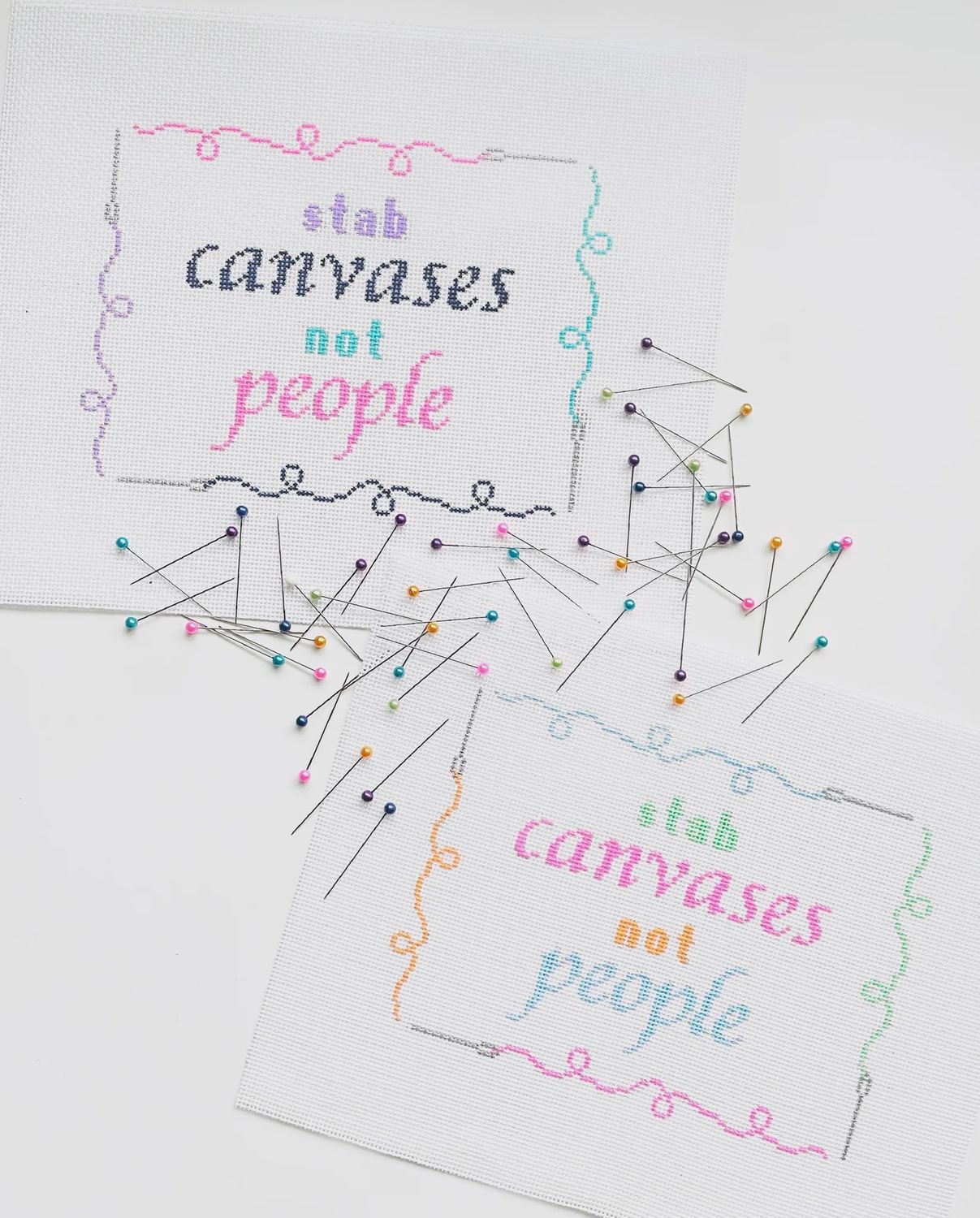 Stab Canvases - Colorway 1 (Darker Colors)