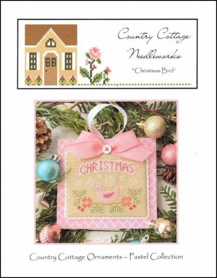 Pastel Collection Ornament #5 - Christmas Bird