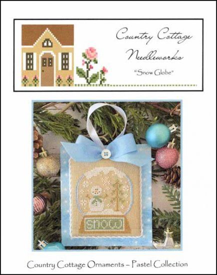 Pastel Collection Ornament #4 - Snow Globe