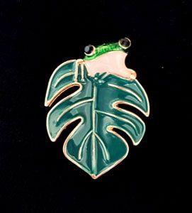 Big Buddies Needle Minder - Frog on Leaf