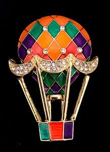 Big Buddies Needle Minder - Hot Air Balloon Orange