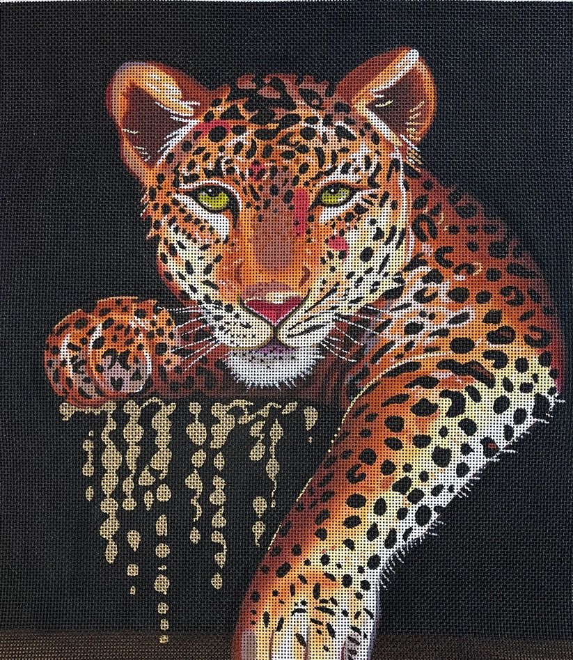 Leopard on Black