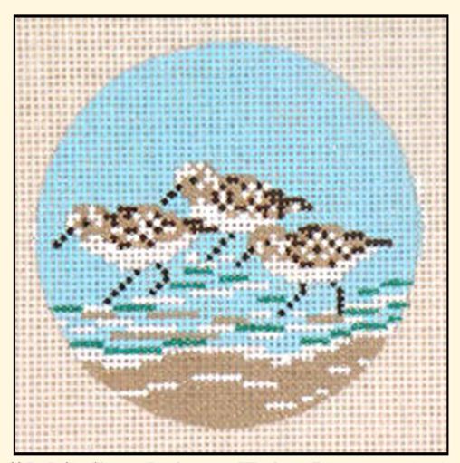 Sandpiper Trio Ornament