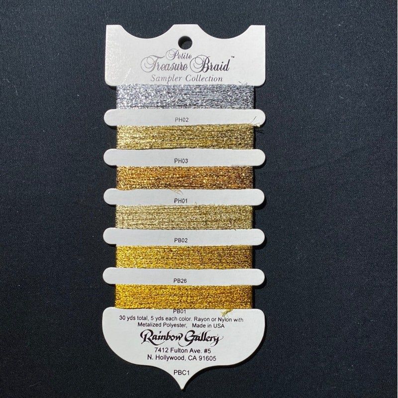 Petite Treasure Braid Designer Collection - Gold &amp; Silver