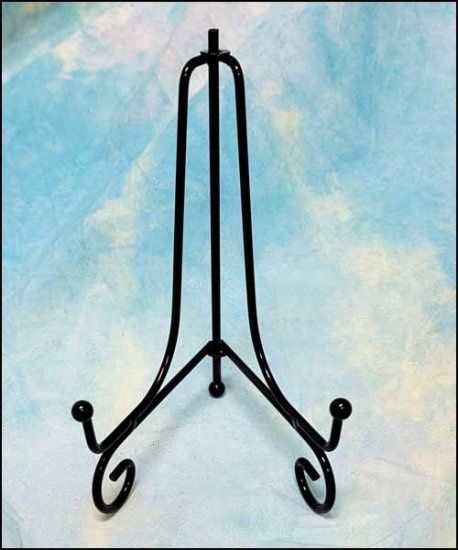 4" Folding Black Metal Easel