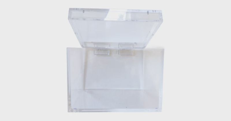 Acrylic Box - Hinged Top (Needlepoint on Top)