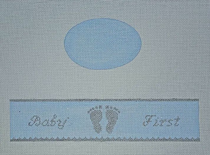 Baby&#39;s First Blue - Oval Box