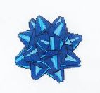 Holiday Bow, Color: Blue