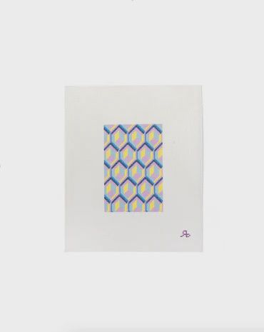 Geode Passport Insert, Color: Purple/Blue/Yellow