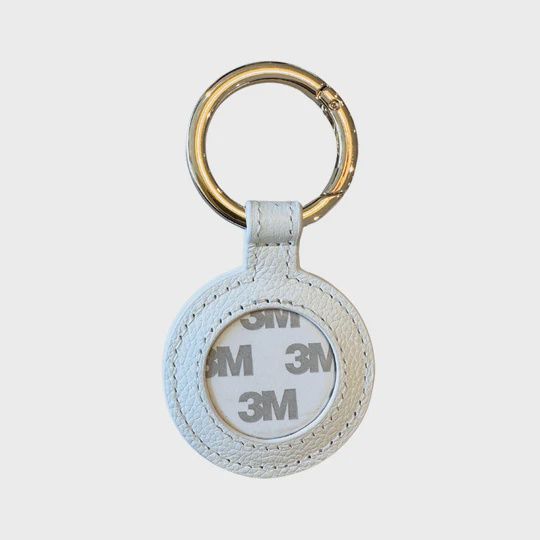 Leather Self-finishing Mini Clip, Color: White