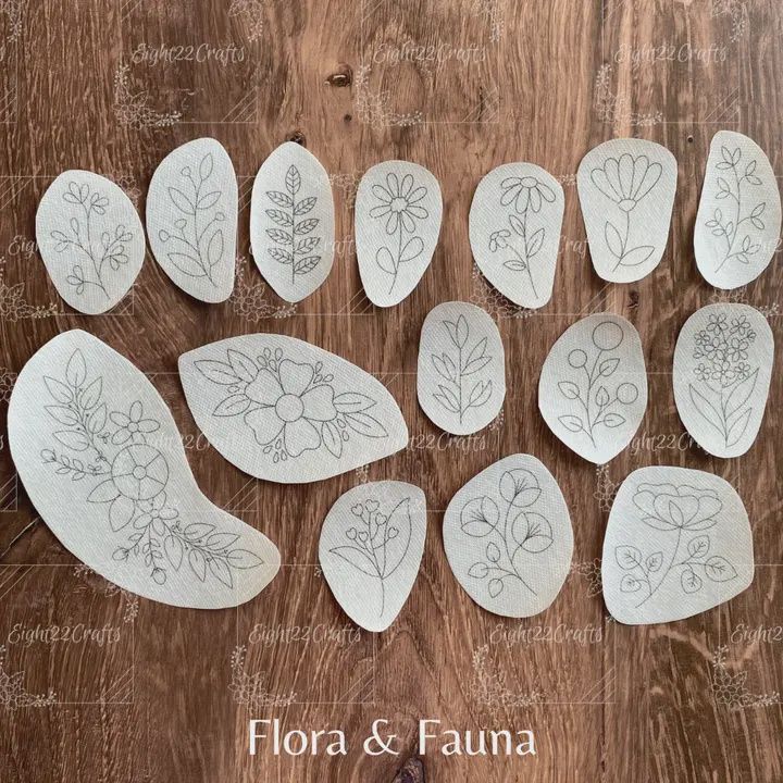 Stick and Stitch Embroidery Designs, Design: Flora &amp; Fauna