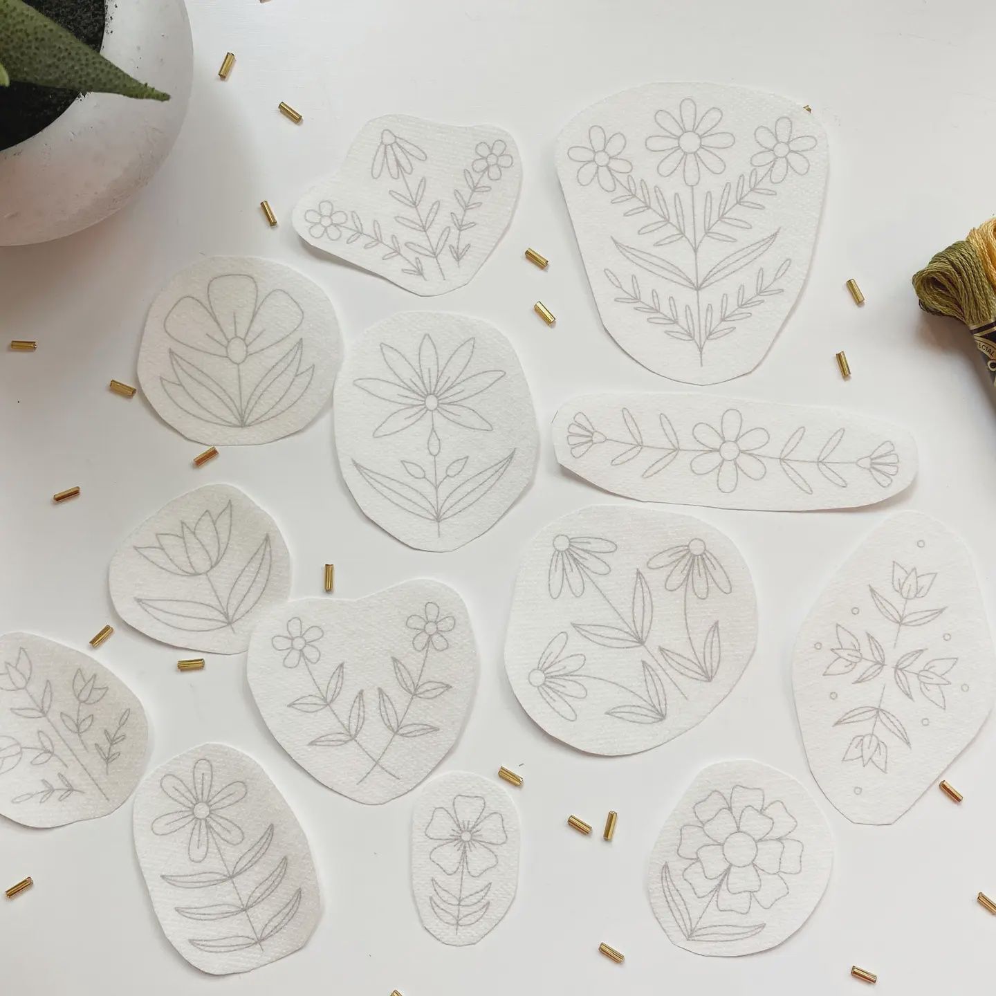 Folk Embroidery Stick and Stitch Pack