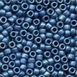 Size 8 Glass Beads - Matte Cadet Blue