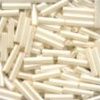 Medium Bugle Beads - Cream