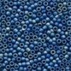 Size 11 Antique Glass Seed Beads - Matte Cadet Blue