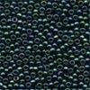 Size 11 Antique Glass Seed Beads - Royal Green