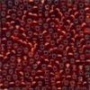 Size 11 Antique Glass Seed Beads - Rich Red
