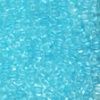 Size 11 Glow in the Dark Glass Seed Beads - Aqua Glow