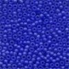 Size 11 Frosted Glass Seed Beads - Royal Blue