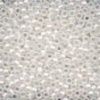 Size 11 Frosted Glass Seed Beads - Crystal